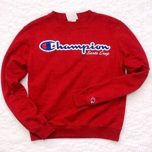 Champion Red Crewneck